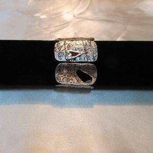 Metal Stretch Bracelet - Silver color -small